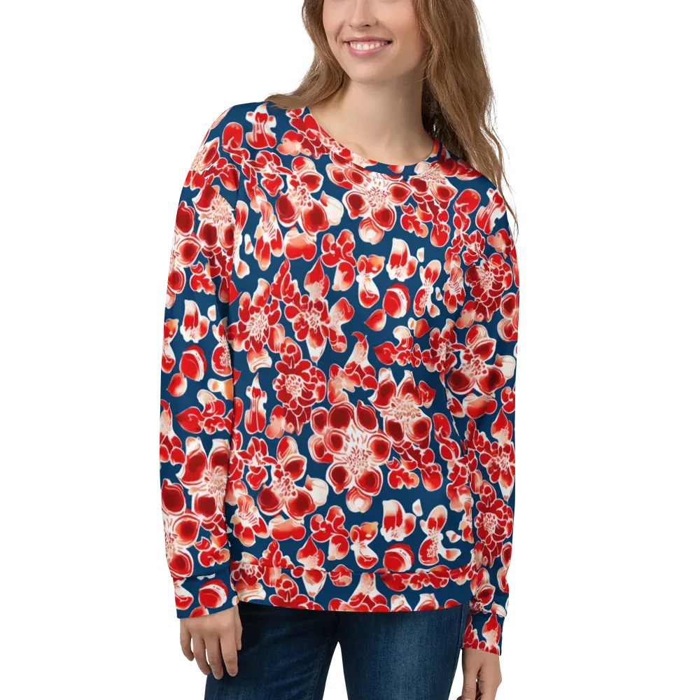 Crimson Midnight on Sweatshirt — Front