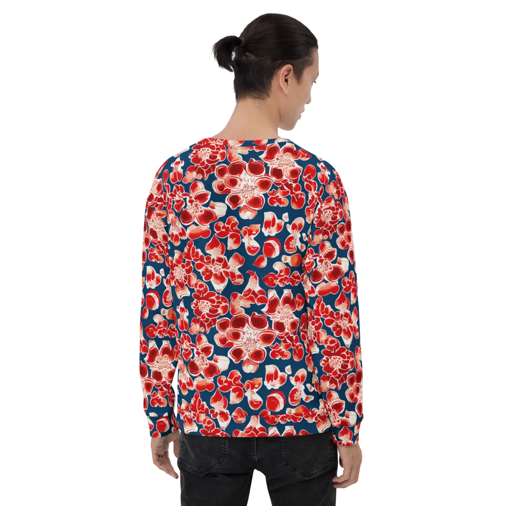 Crimson Midnight on Sweatshirt — Back