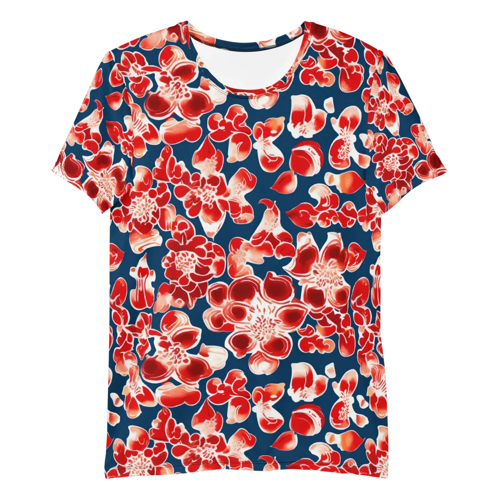 Crimson Midnight on Men's Athletic T-Shirt — Front