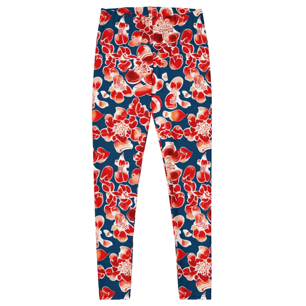 Crimson Midnight on Leggings — Front