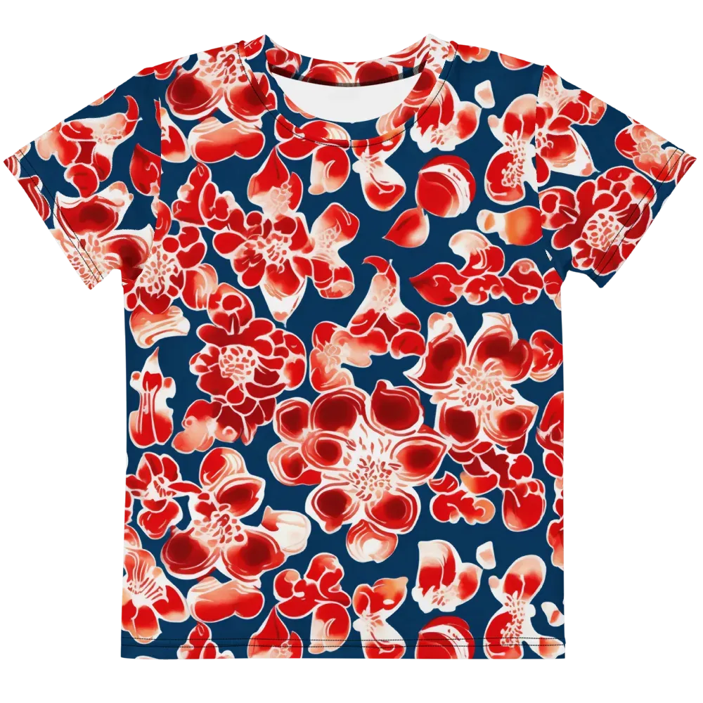 Crimson Midnight on Kids Crew Neck T-Shirt — Front
