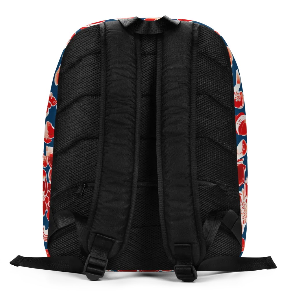 Crimson Midnight on Minimalist Backpack — Back