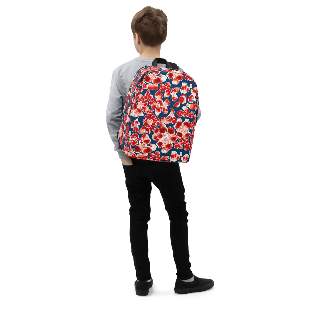 Crimson Midnight on Minimalist Backpack — Right Front