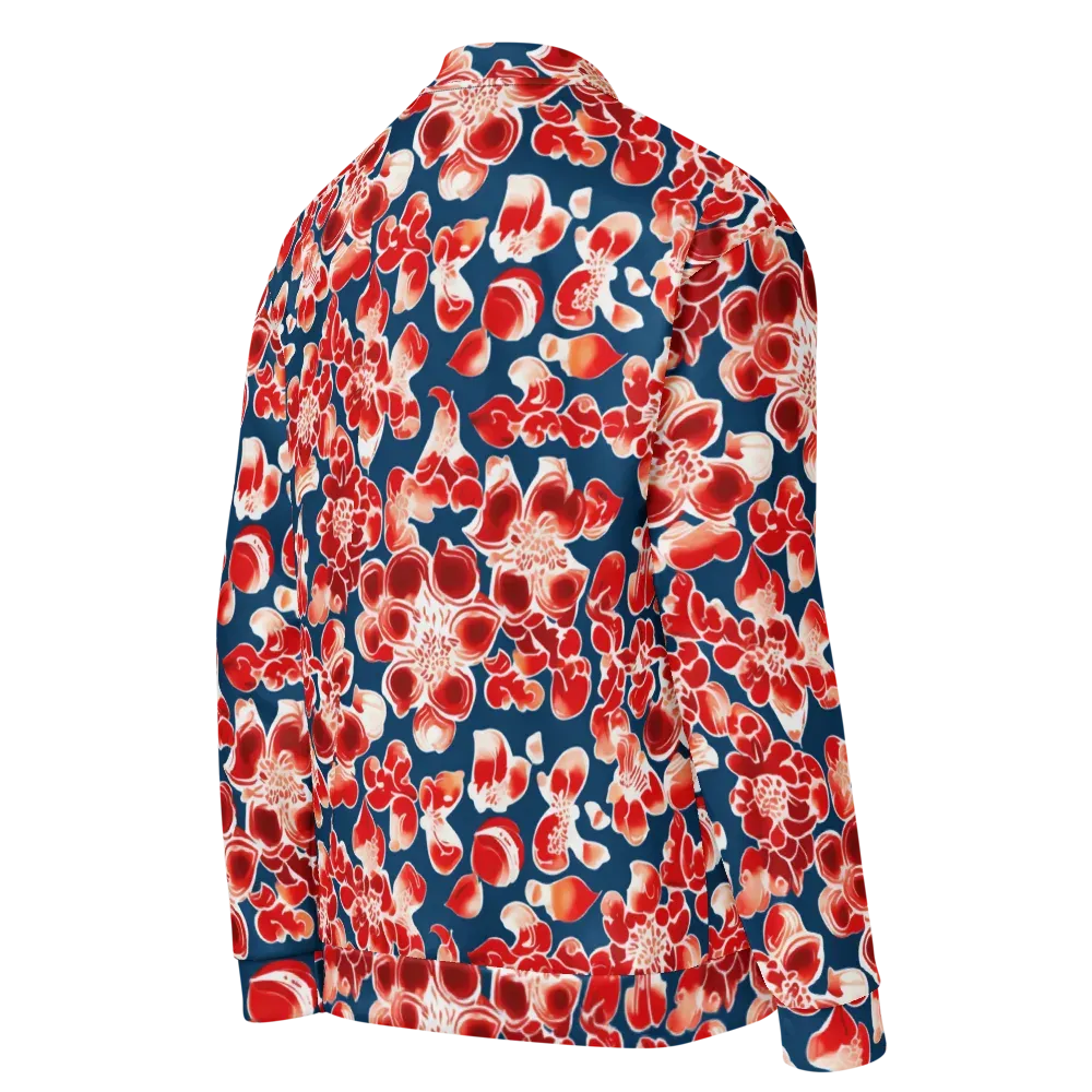 Crimson Midnight on Bomber Jacket — Right Back