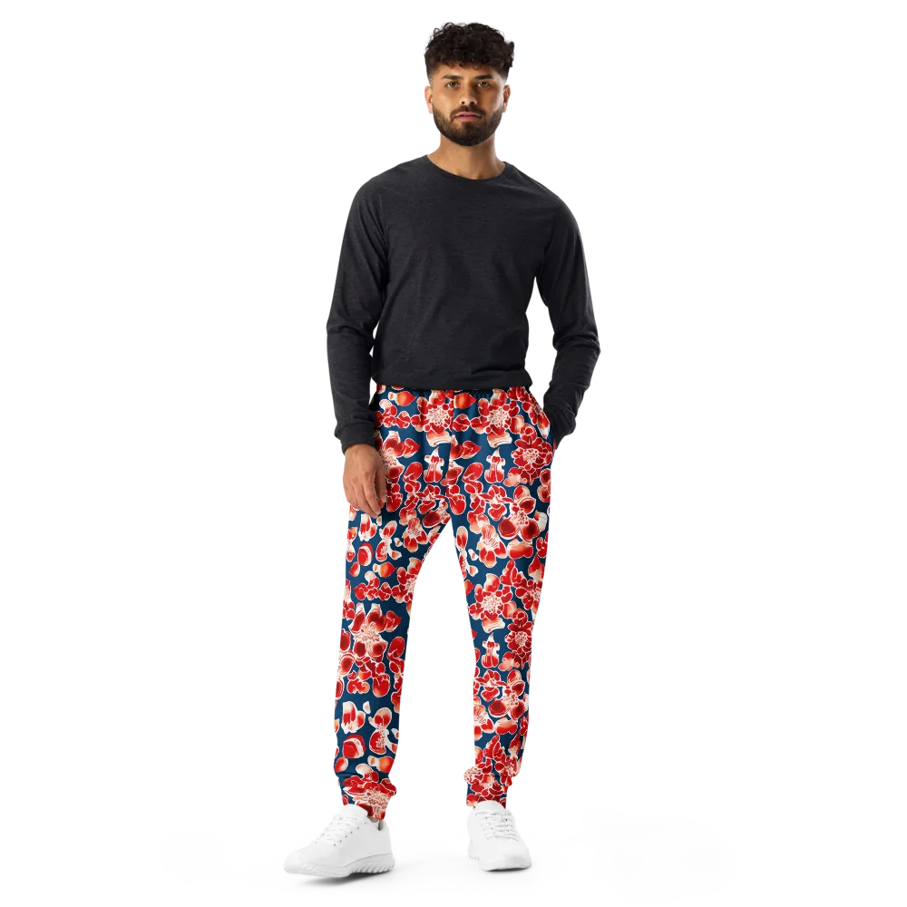 Crimson Midnight on Men's Joggers — Front