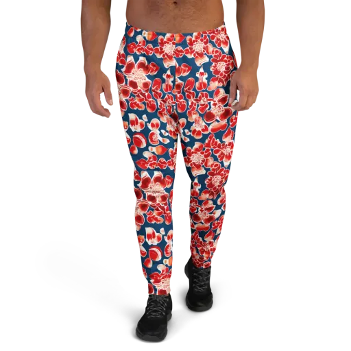 Crimson Midnight on a Men's Joggers