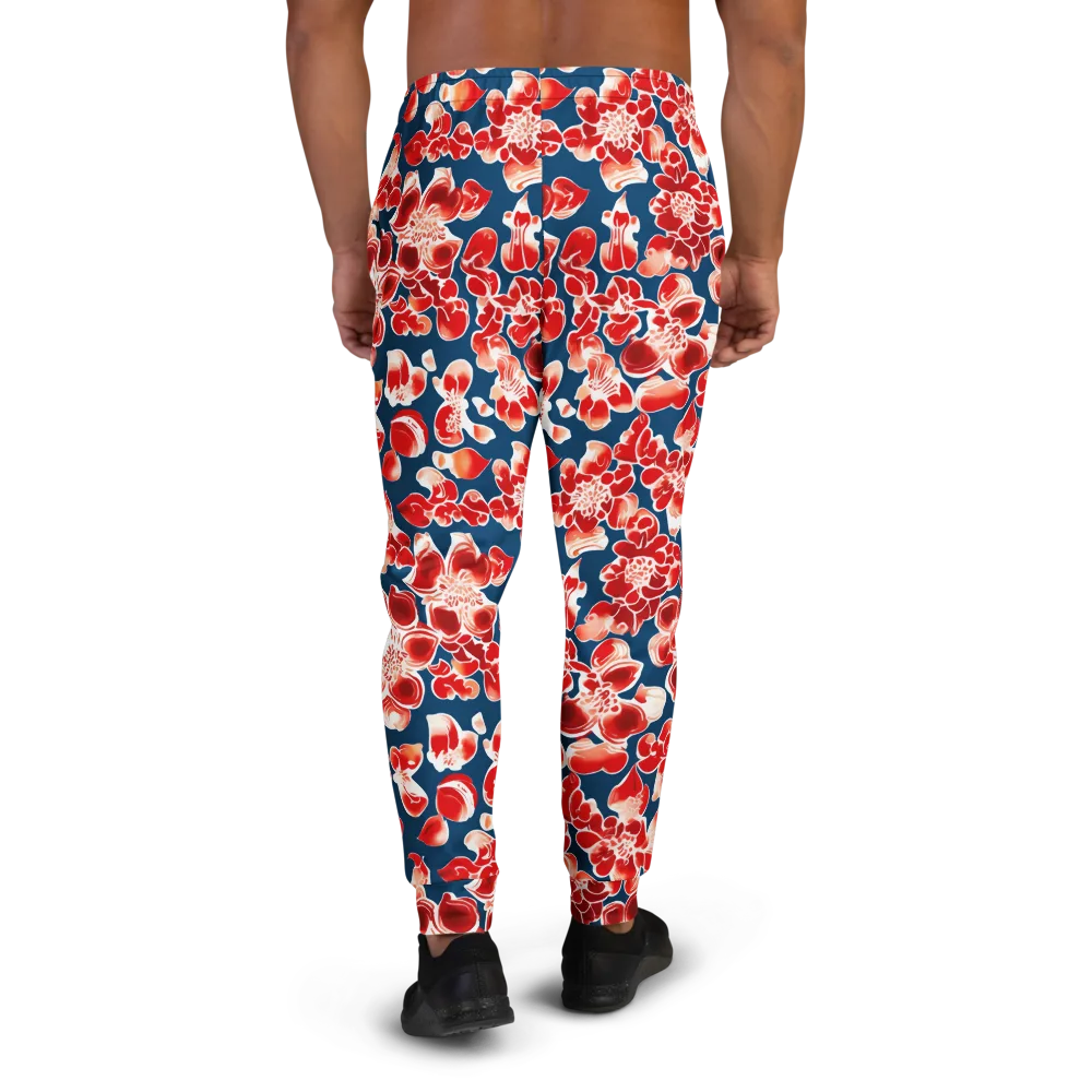 Crimson Midnight on Men's Joggers — Back