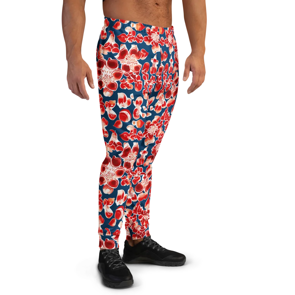 Crimson Midnight on Men's Joggers — Right