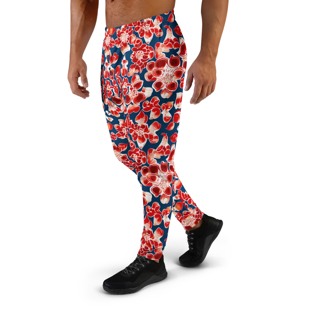 Crimson Midnight on Men's Joggers — Left