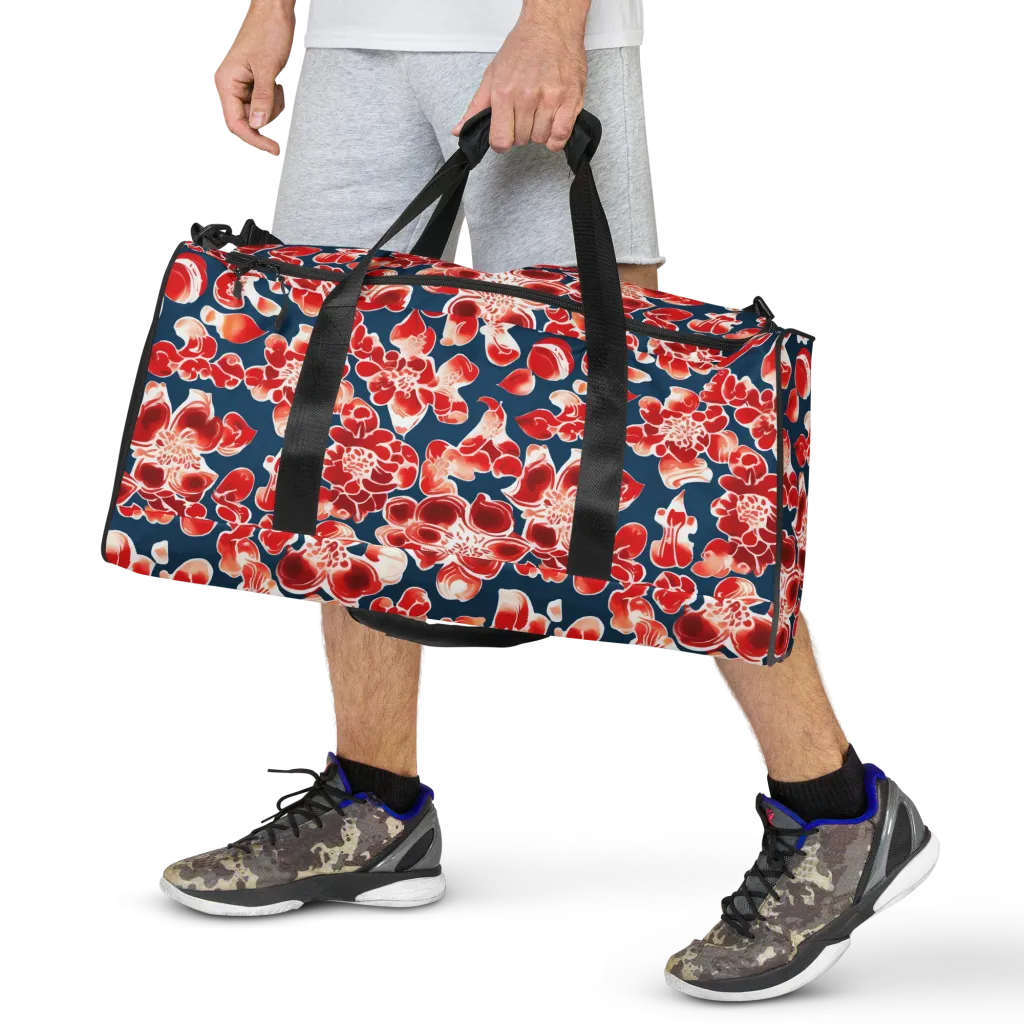 Crimson Midnight on Duffle Bag — Front