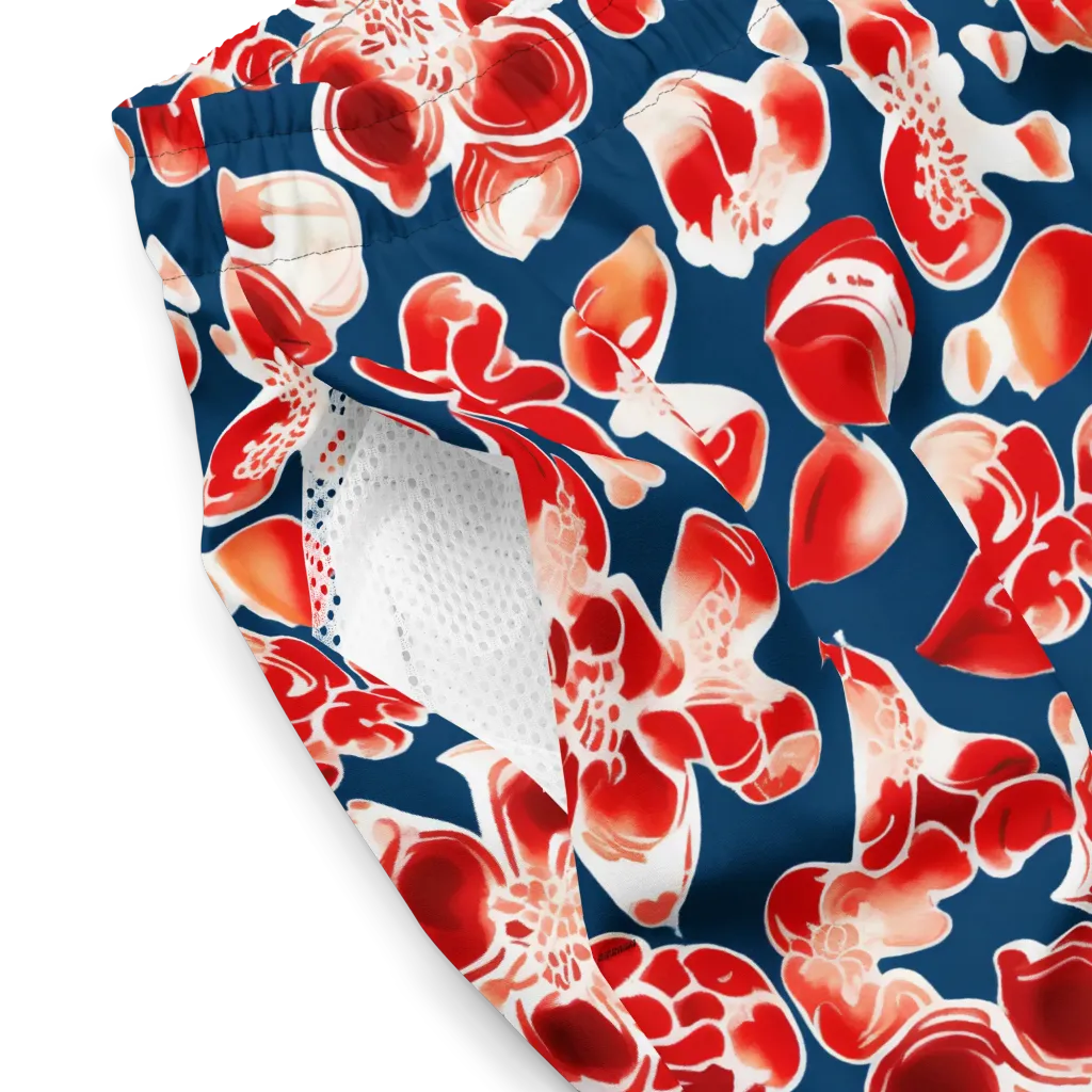 Crimson Midnight on Swim Trunks — Product details 2