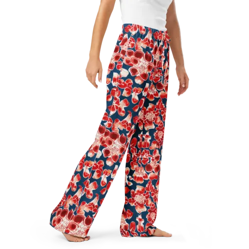 Crimson Midnight on a Women's Pajama Pants