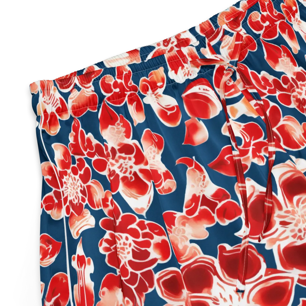 Crimson Midnight on Women's Pajama Shorts — Product details