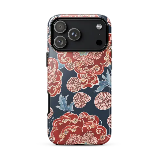 Crimson Labyrinth on a Tough Case for iPhone®