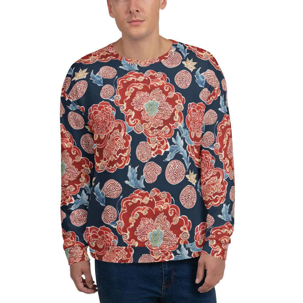 Crimson Labyrinth on Sweatshirt — Front