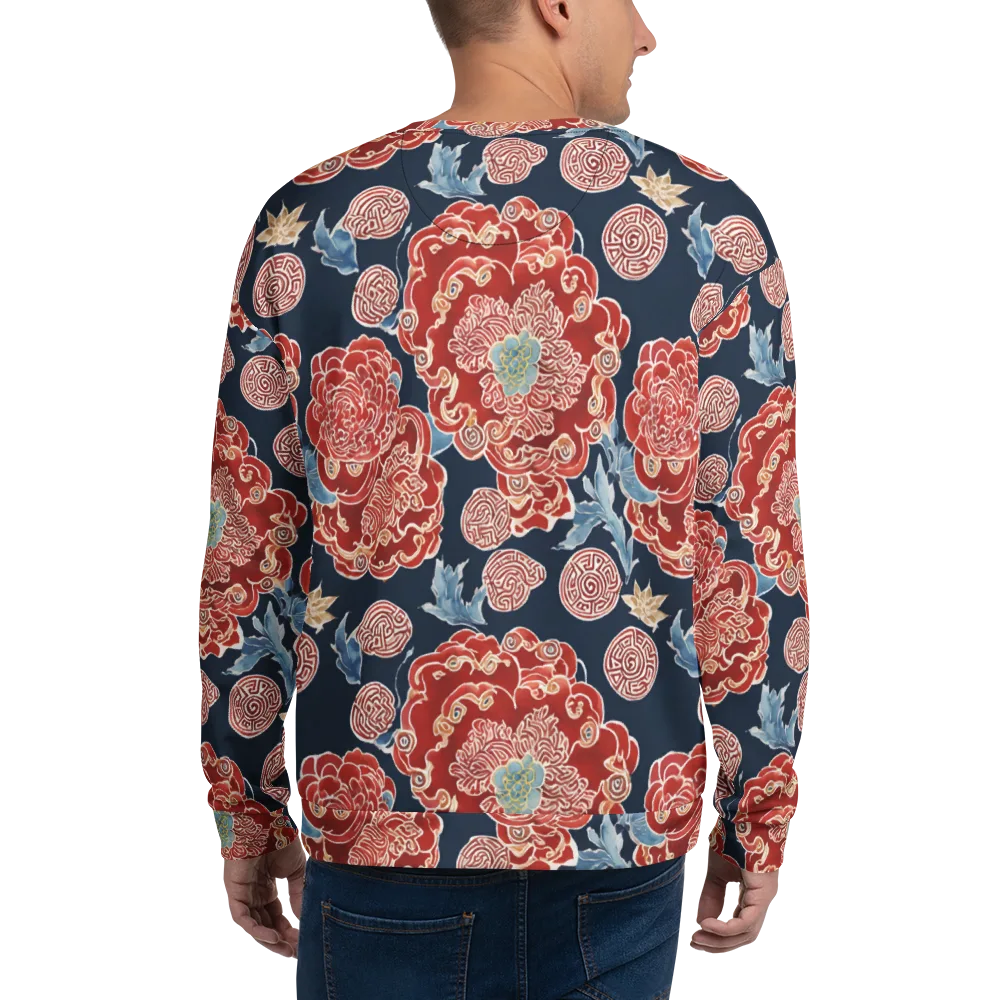 Crimson Labyrinth on Sweatshirt — Back