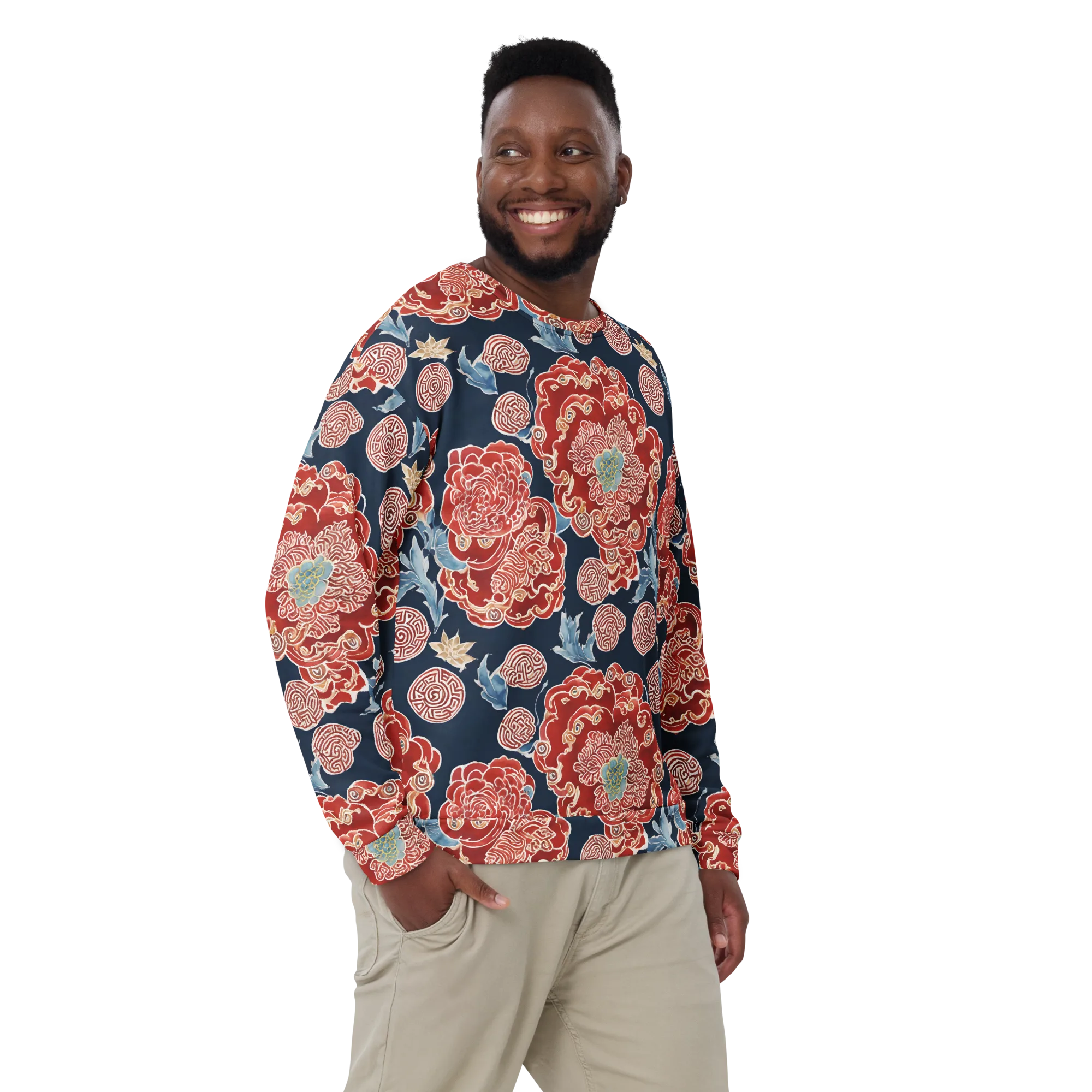 Crimson Labyrinth on Sweatshirt — Front