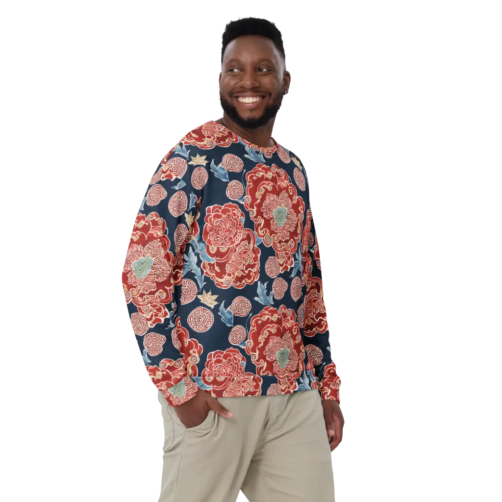 Crimson Labyrinth on Sweatshirt — Front