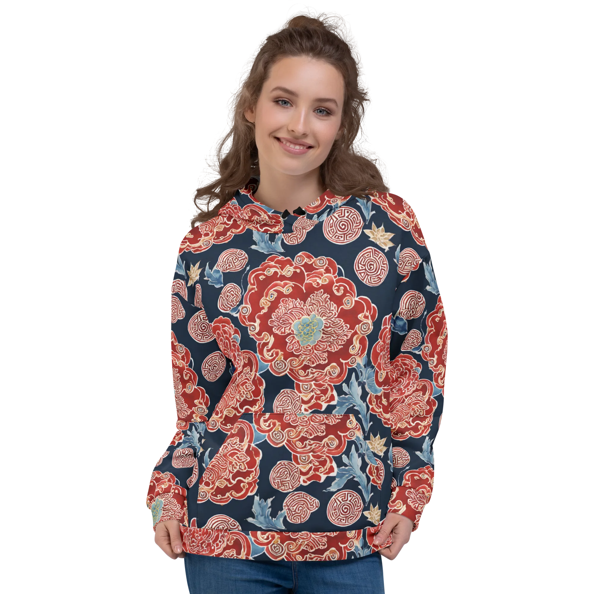 Crimson Labyrinth on Hoodie — Front
