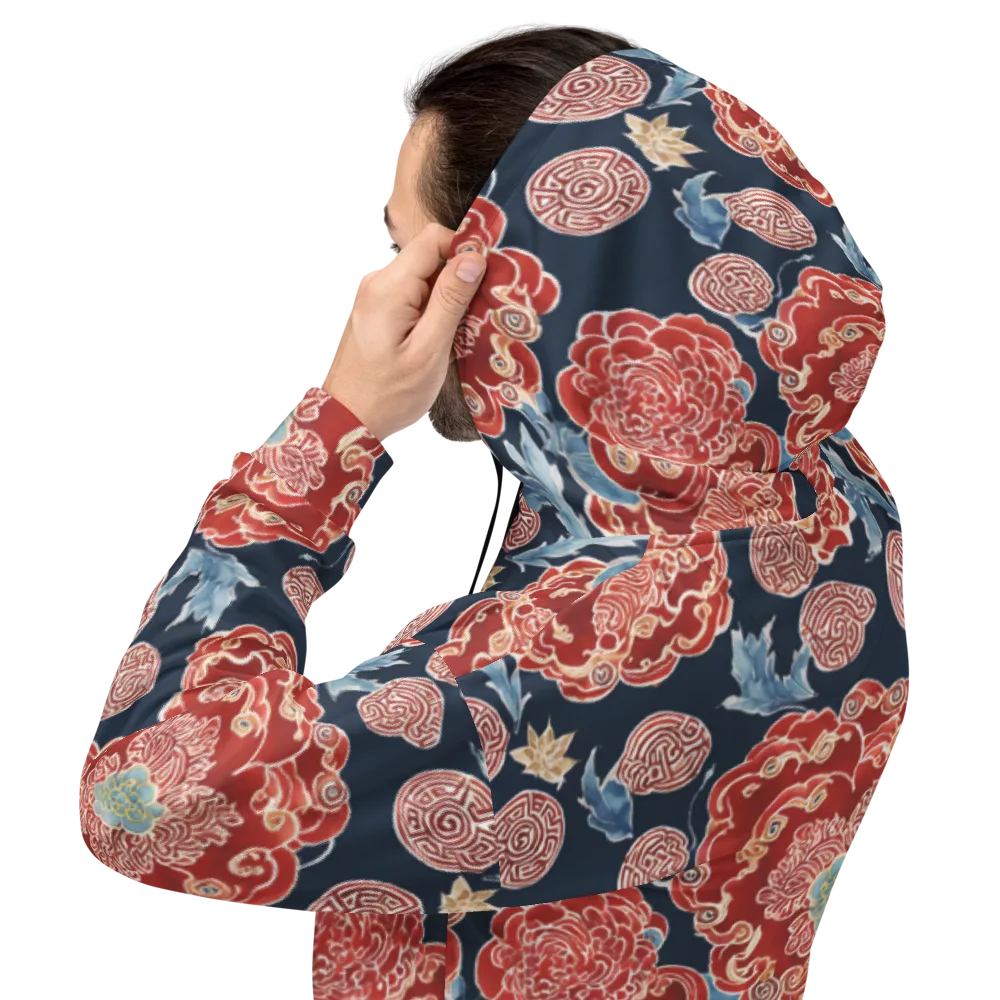 Crimson Labyrinth on Hoodie — Back