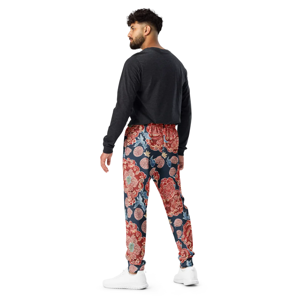 Crimson Labyrinth on Men's Joggers — Back