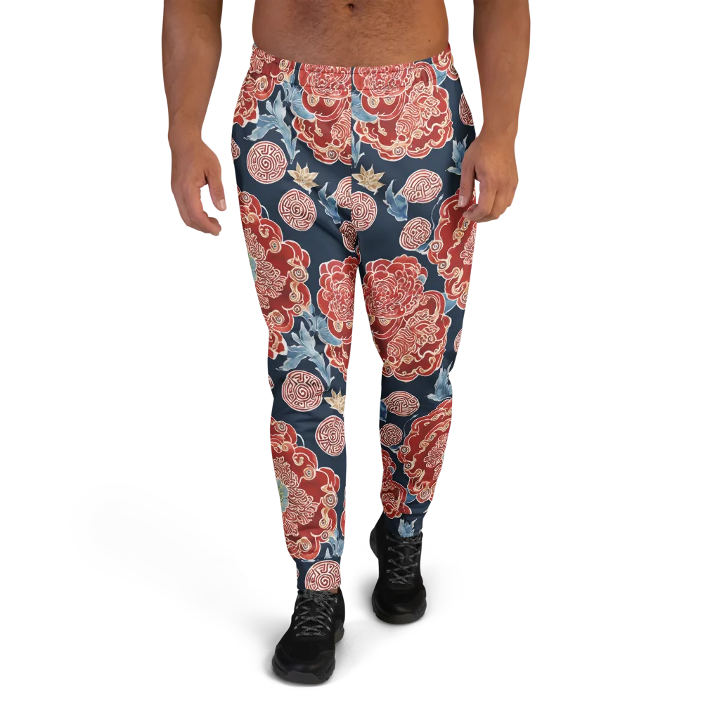 Crimson Labyrinth on Men's Joggers — Front