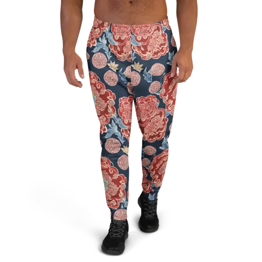 Crimson Labyrinth on a Men's Joggers