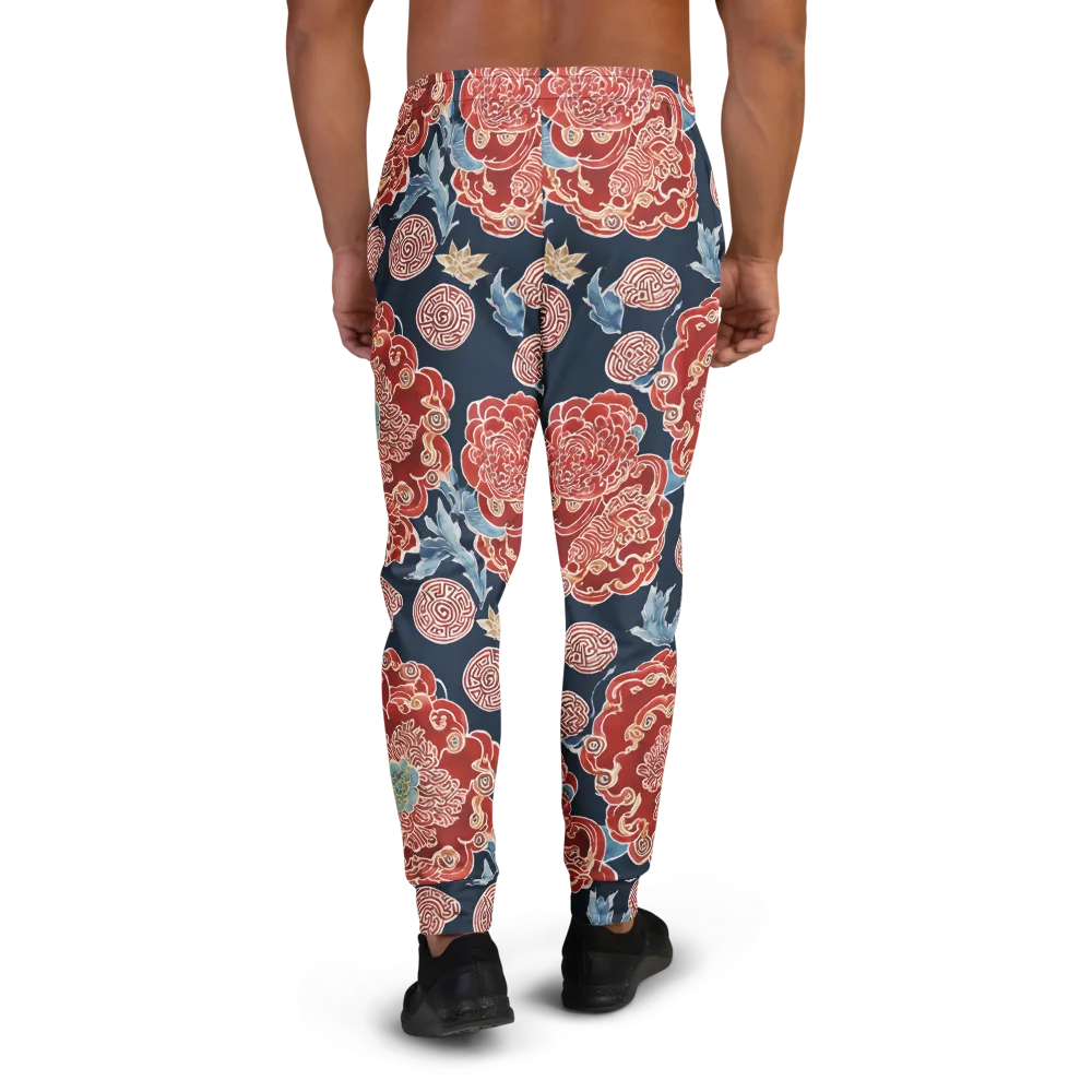 Crimson Labyrinth on Men's Joggers — Back