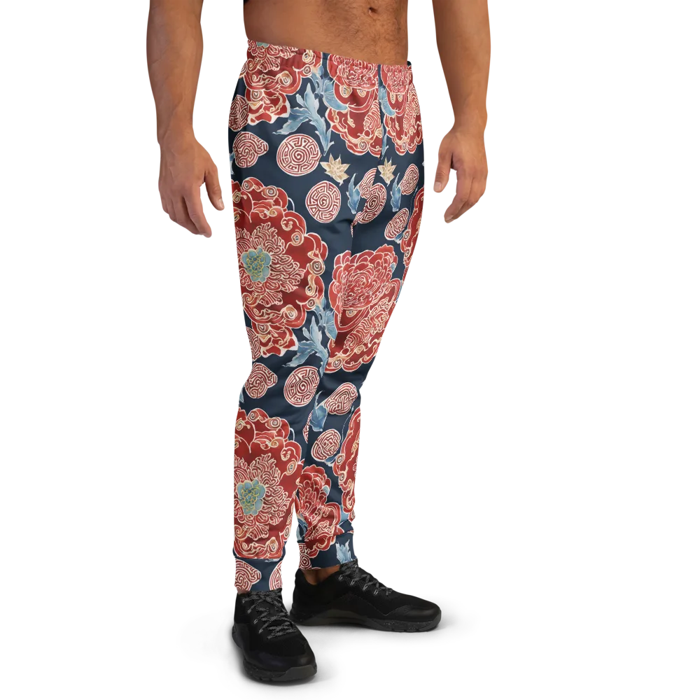 Crimson Labyrinth on Men's Joggers — Right