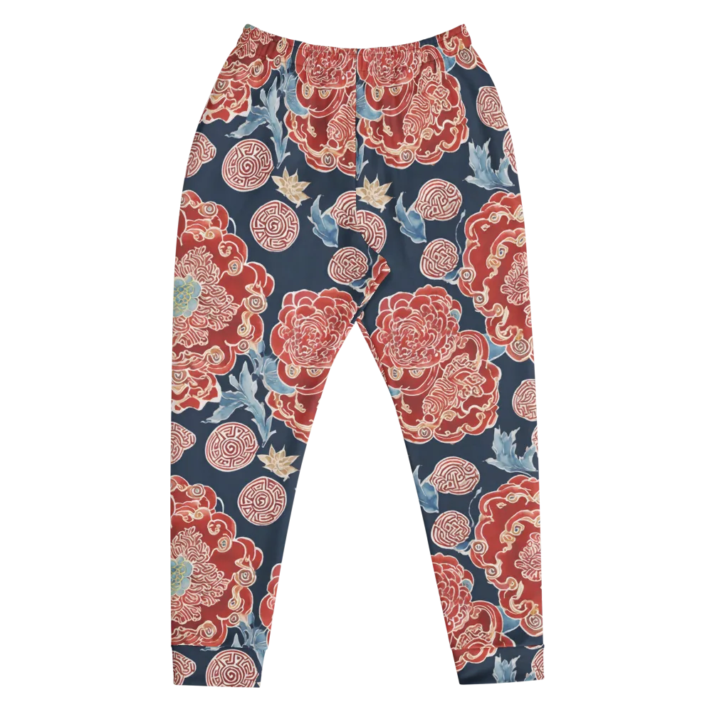 Crimson Labyrinth on Men's Joggers — Front