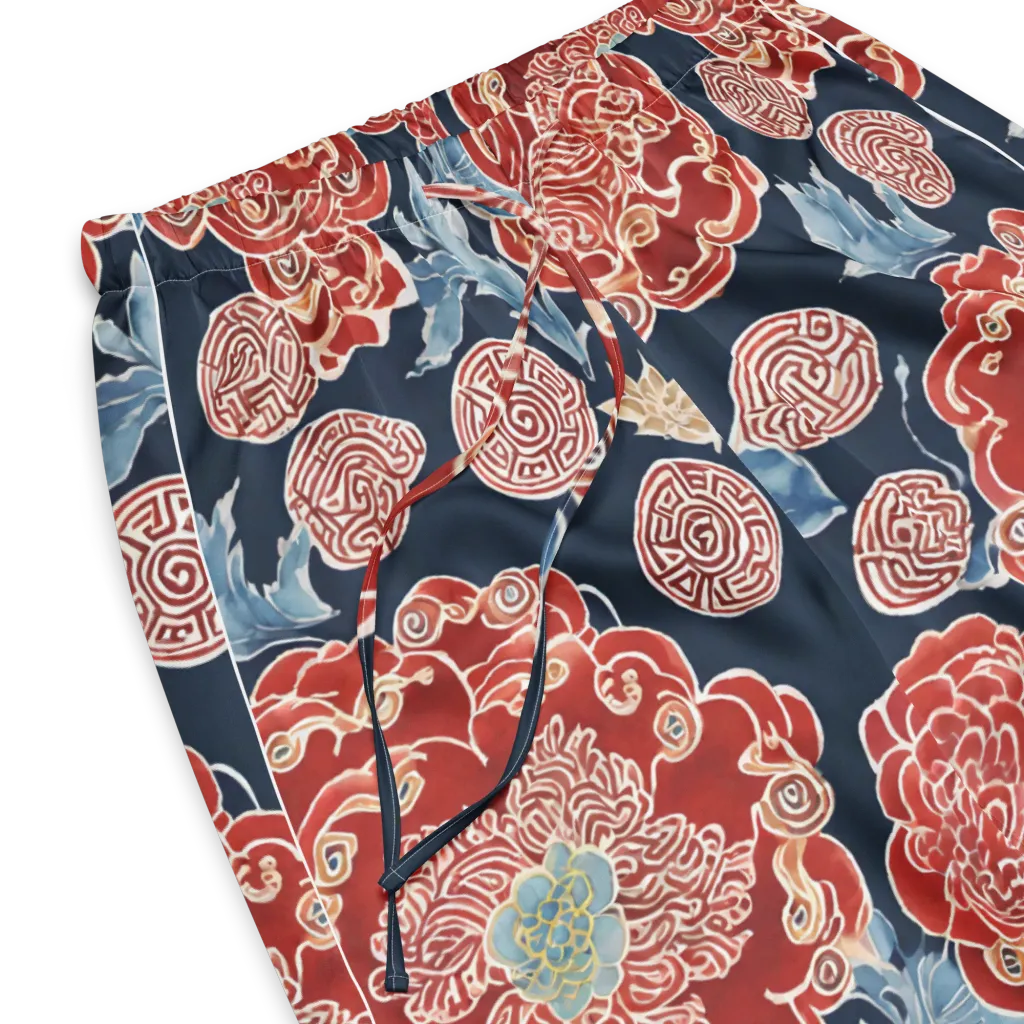 Crimson Labyrinth on Women's Pajama Pants — Product details