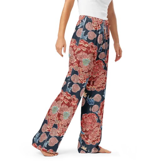 Crimson Labyrinth on a Women's Pajama Pants
