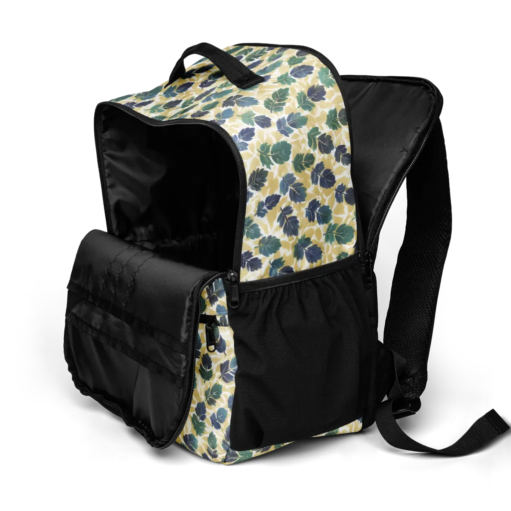 Golden Leaf Drift on Utility Backpack — Product details 2