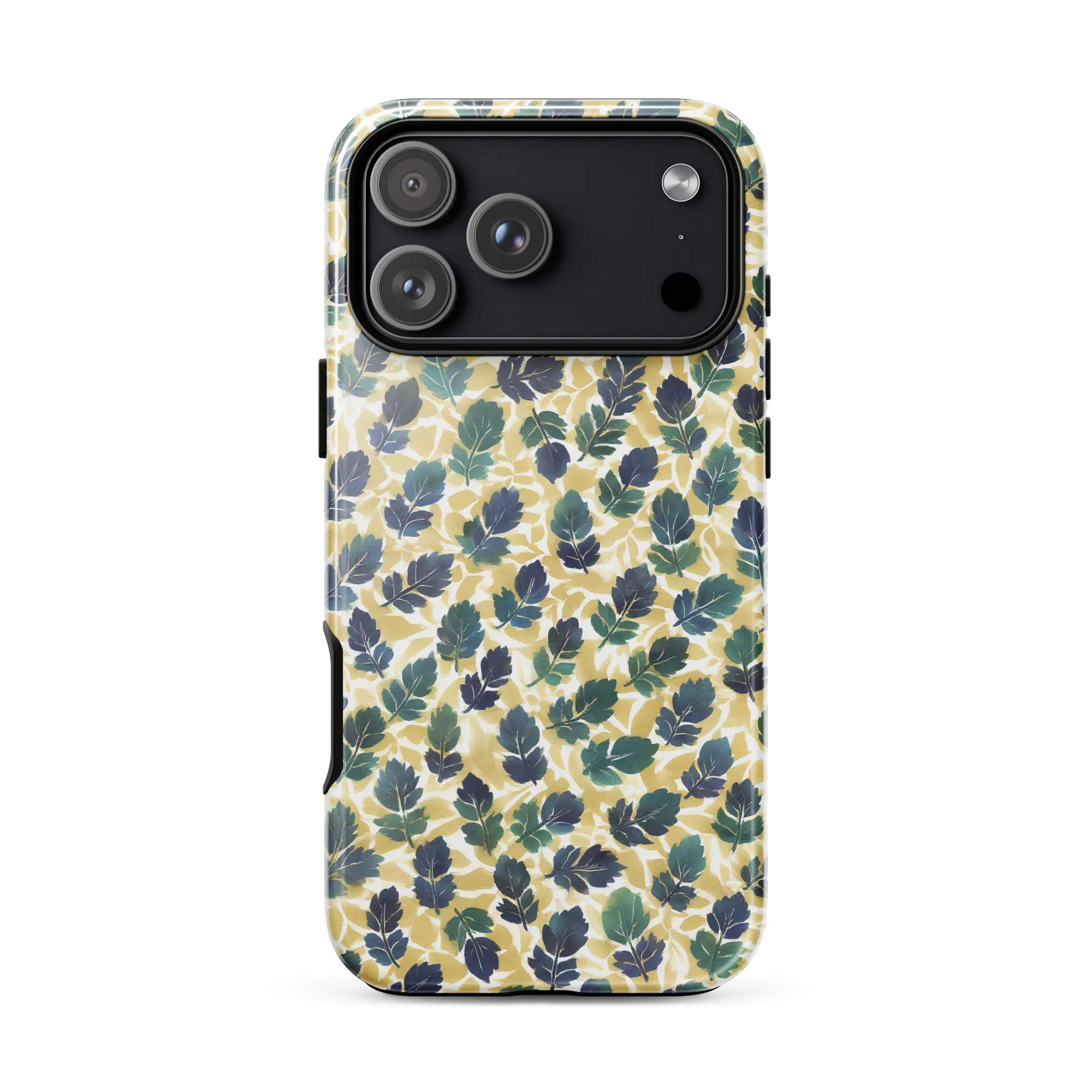 Golden Leaf Drift on Tough Case for iPhone® — Front