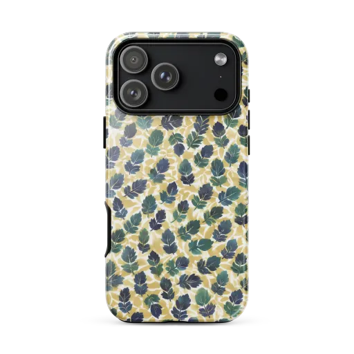 Golden Leaf Drift on a Tough Case for iPhone®