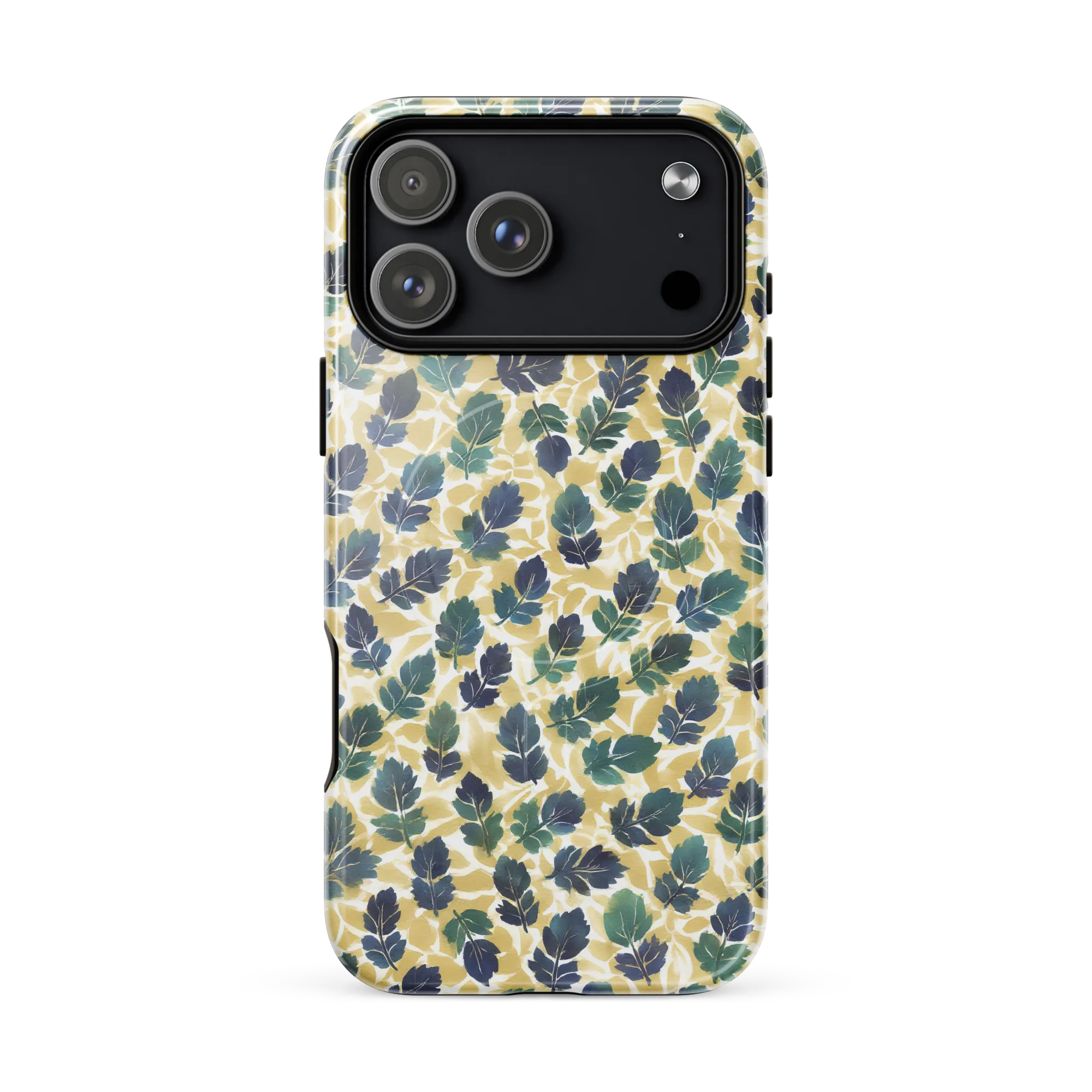 Golden Leaf Drift on MagSafe Tough Case for iPhone® — Front