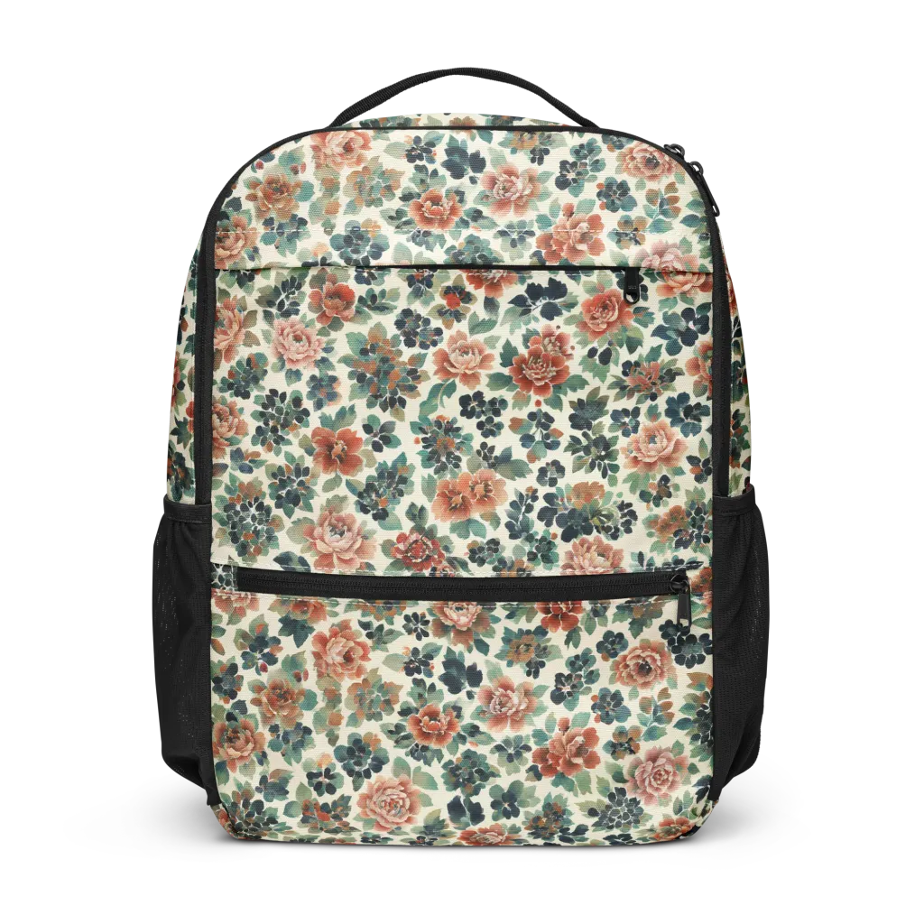 Twilight Rose Garden on Utility Backpack — Front