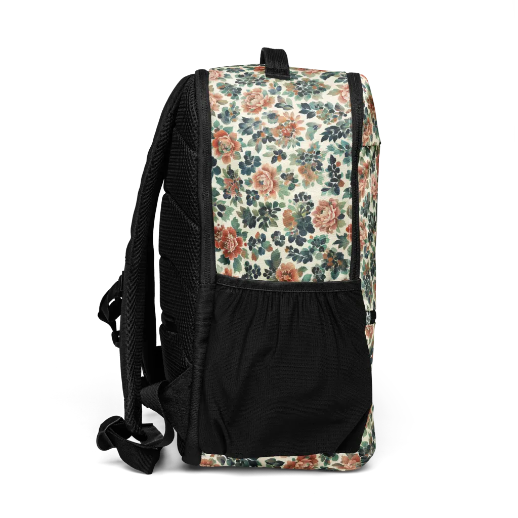 Twilight Rose Garden on Utility Backpack — Right