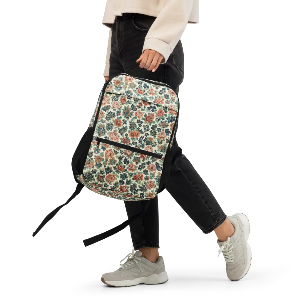 Twilight Rose Garden on Utility Backpack — Front