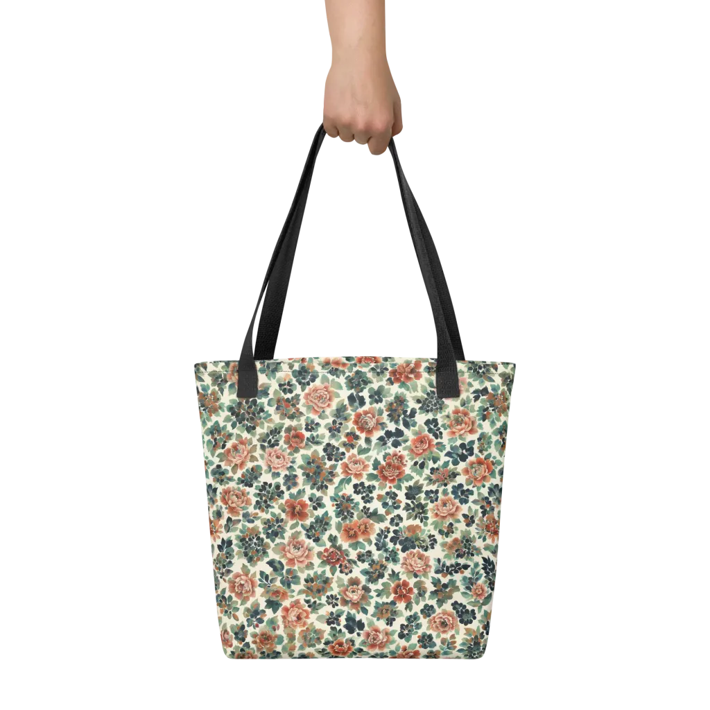 Twilight Rose Garden on Tote Bag — Front