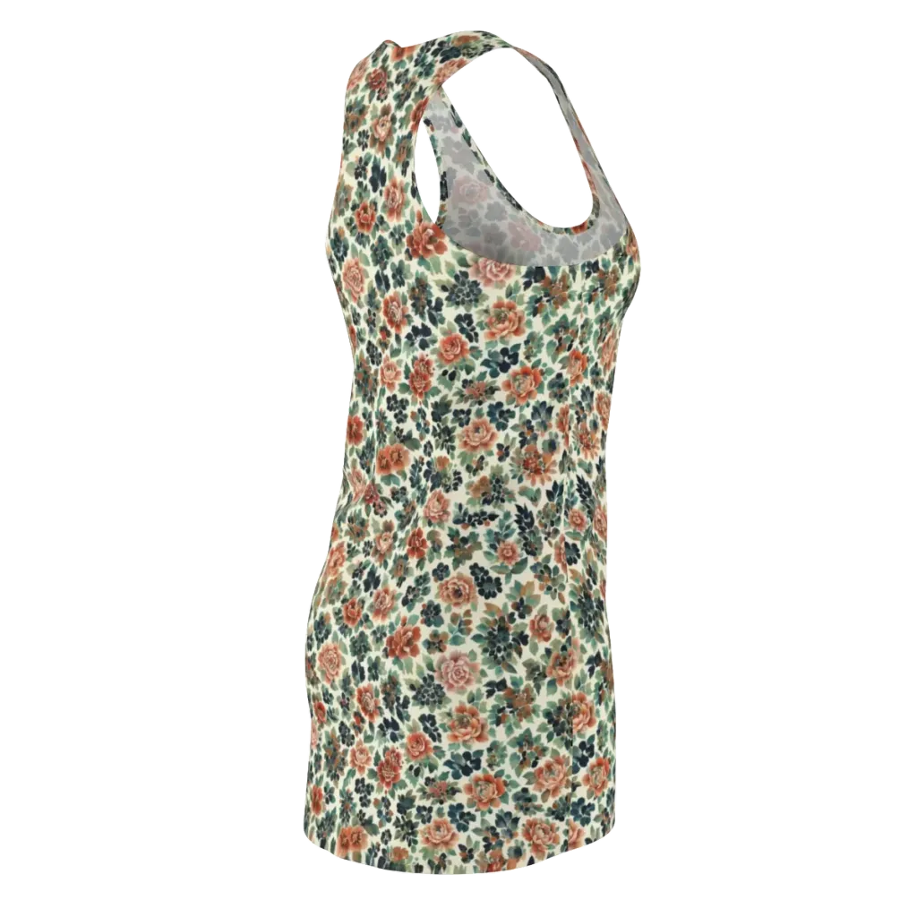 Twilight Rose Garden on Racerback Dress — Back Side