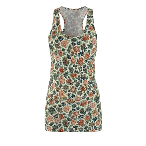 Twilight Rose Garden on a Racerback Dress