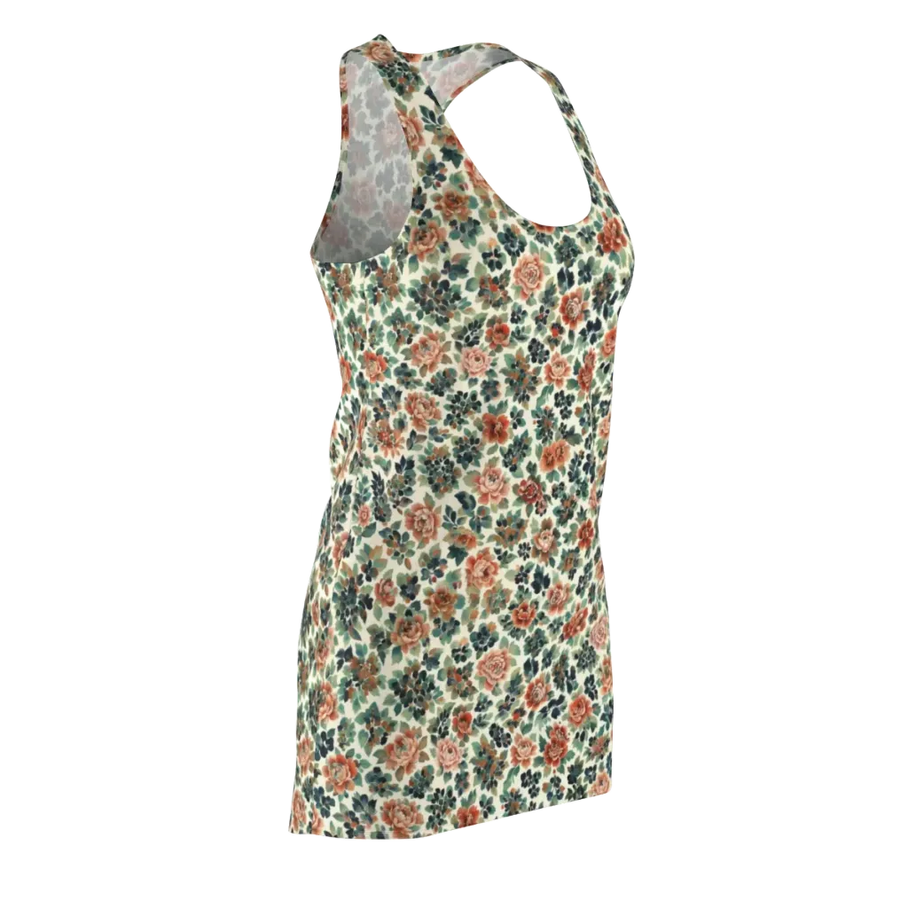 Twilight Rose Garden on Racerback Dress — Front Side