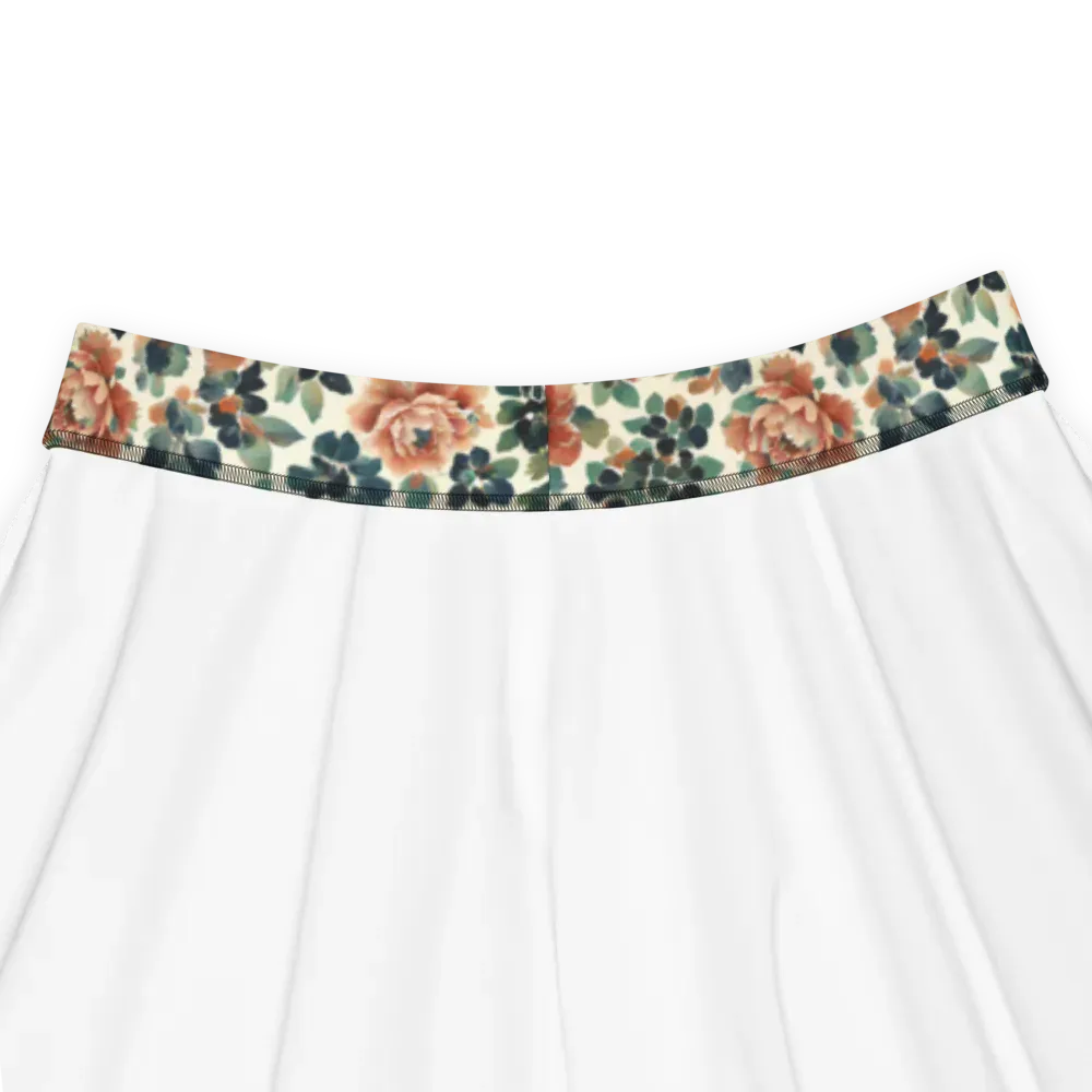 Twilight Rose Garden on Skater Skirt — Product details