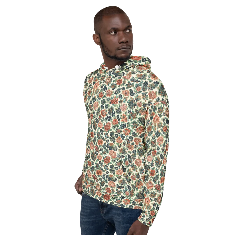 Twilight Rose Garden on Hoodie — Left