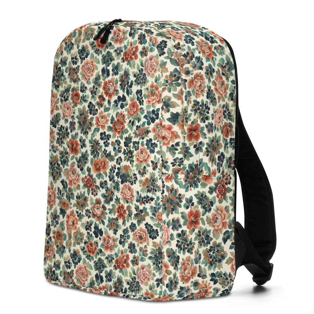 Twilight Rose Garden on Minimalist Backpack — Left