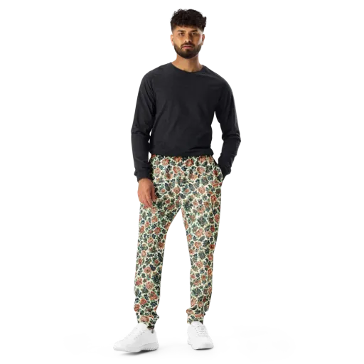 Twilight Rose Garden on a Men's Joggers