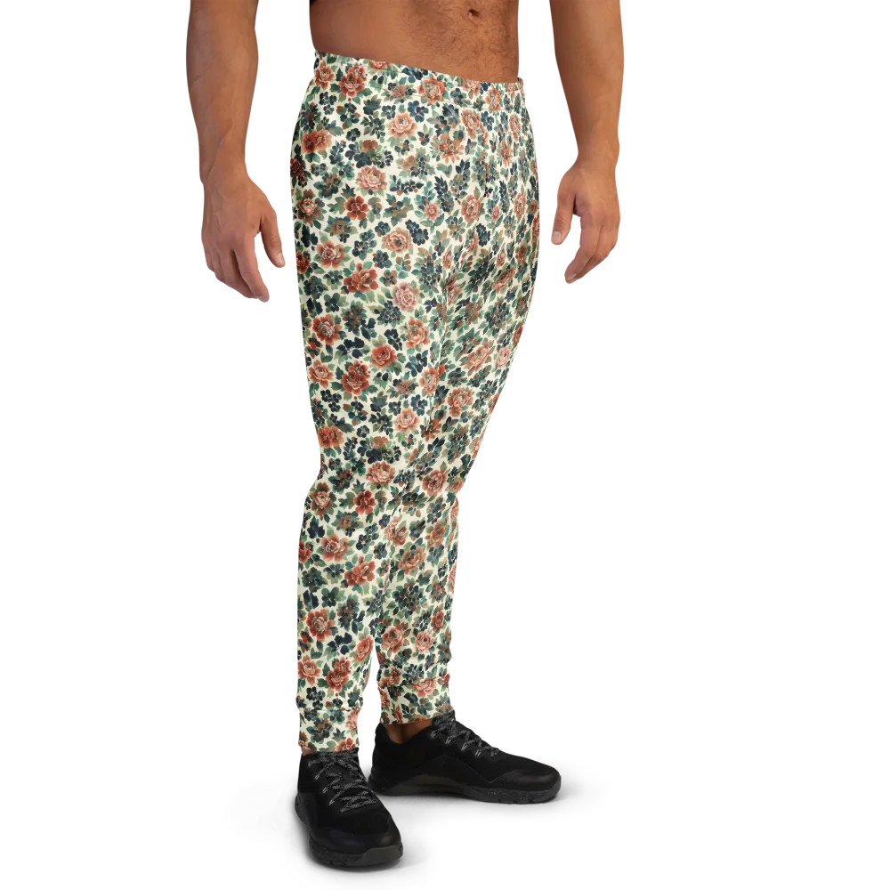 Twilight Rose Garden on Men's Joggers — Right