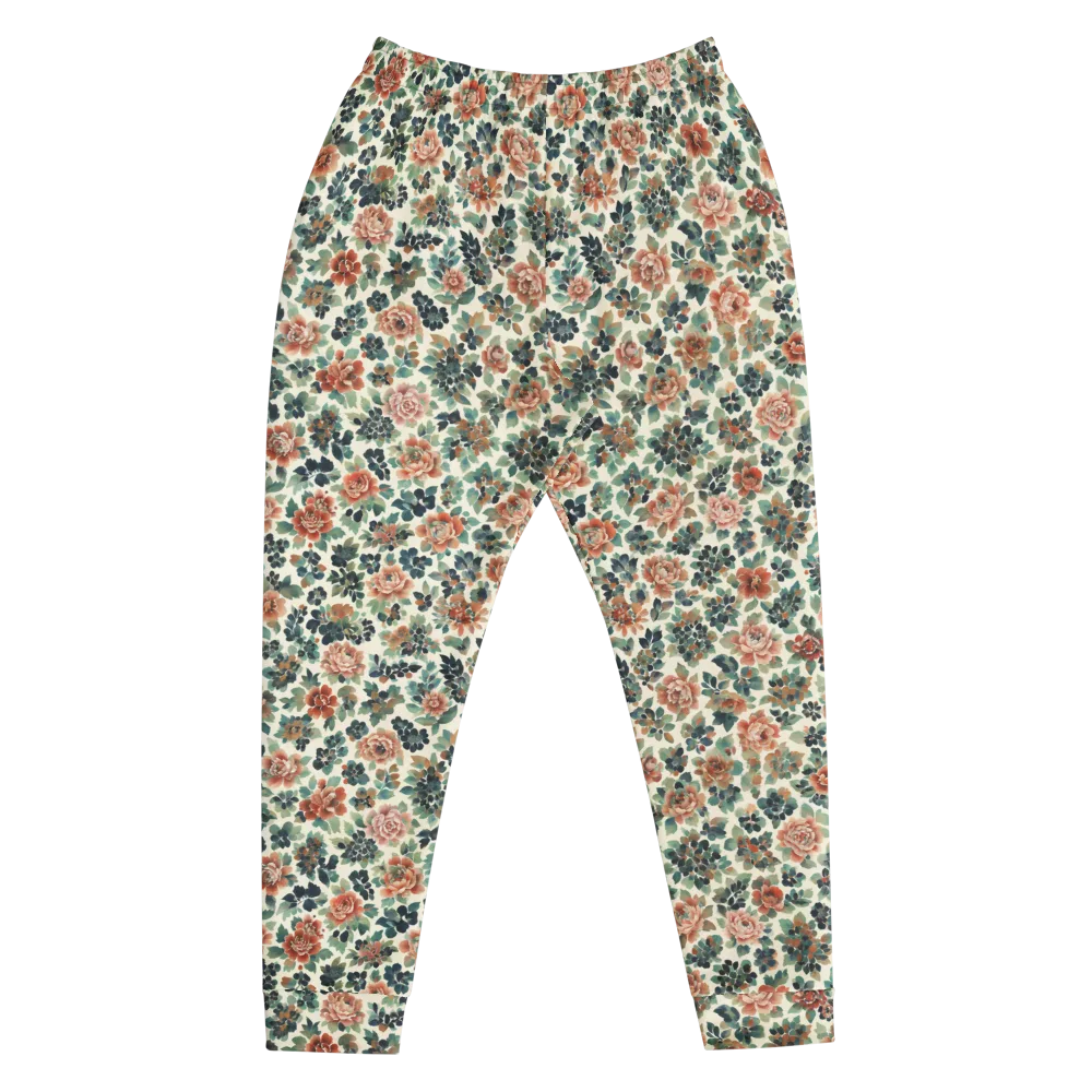 Twilight Rose Garden on Men's Joggers — Front