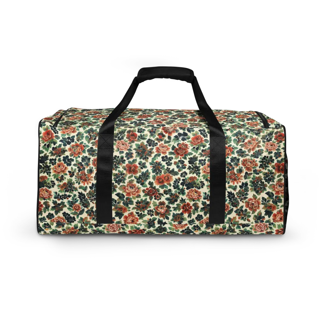 Twilight Rose Garden on Duffle Bag — Back